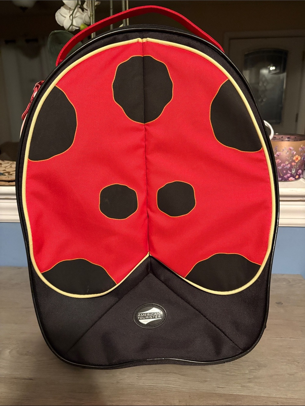 American Tourister Kids Ladybug Backpack on wheels